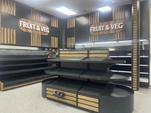 Supermarkt-Obst- und Gemüsedesign