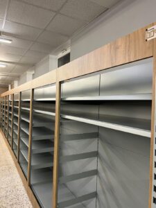 Supermarket Shelf Wood Veneer