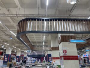 Overhead Decoration in Butcher Shops