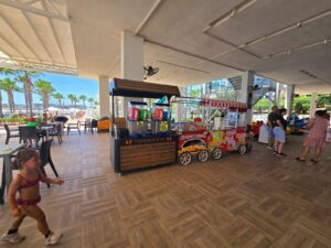 Stand de jus de fruits frais