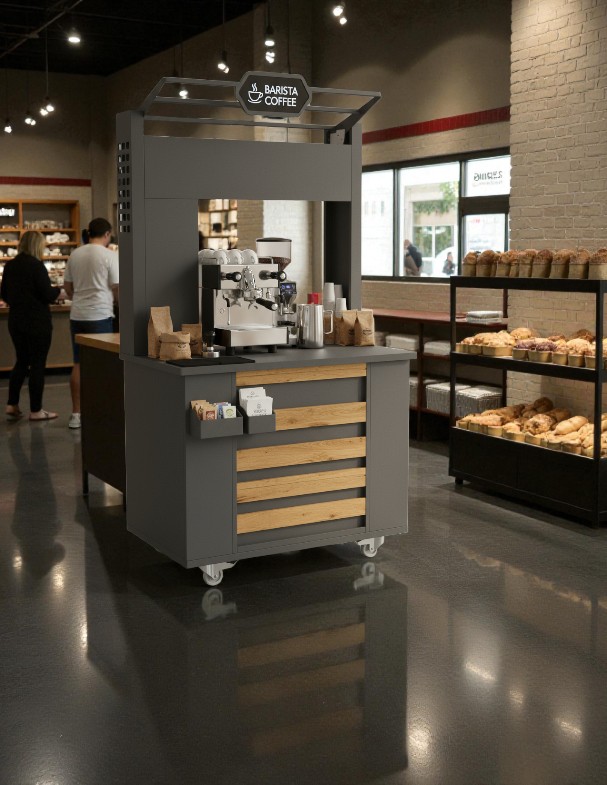 Mobil Fast Food Kiosk